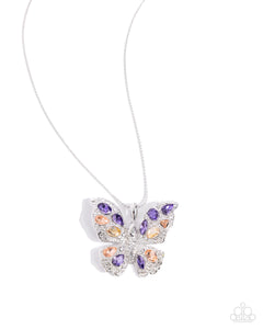 @Complete Look - Purple Butterfly Necklace & Ring