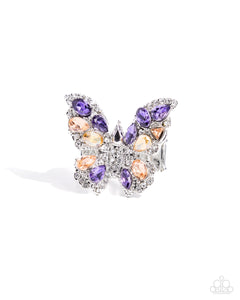 @Complete Look - Purple Butterfly Necklace & Ring