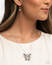 Load image into Gallery viewer, @Complete Look - Purple Butterfly Necklace &amp; Ring
