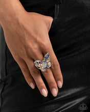 Load image into Gallery viewer, @Complete Look - Purple Butterfly Necklace &amp; Ring
