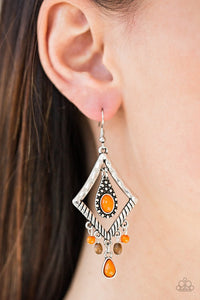 @Southern Sunsets Orange Earrings