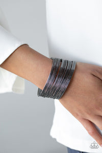 @Stacked To the Max Black Bracelet